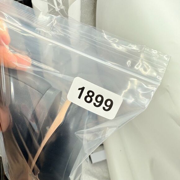 Vince Womens Brette Leather Slip On Loafer Flats Size 7 M Black Leather - Picture 14 of 14